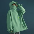 thumbnail image 1 of DPTALR Women's Stitching Three-Dimensional Pocket Cute Design Pullover Sweatershirt, 1 of 6
