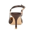 thumbnail image 4 of Journee Womens Knightly Sling Back Mid Stiletto Pointed Toe Pumps, Widths Available, 4 of 10