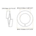 thumbnail image 2 of Unique Bargains 15 Pack Spring Lock Washer, 316 Stainless Steel M12 Split Lock Washer Assortment, 2 of 6