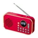 thumbnail image 2 of Radio USB stick estéreo Bluetooth: portátil, altavoz, de moda, compacto, larga duración de la batería, múltiples modos, rojo, 2 of 8