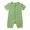 Pink, variant on Newborn Boys Girls Zipper One-Piece Package Butt Suit Crawling Suit Bamboo Fiber Round Neck Short Sleeve Shorts 0-3months