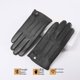 thumbnail image 4 of Guantes de cuero genuino para hombre, otoño e invierno, cálidos, forrados con vellón, gruesos, para conducir, montar a caballo, sencillos, para negocios, atractivos, de imitación de piel de ciervo y, 4 of 6