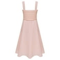 thumbnail image 2 of YONGHS Kids Flower Girls Dress Junior Wedding Pageant Party Bridesmaid Gown A Pink 6, 2 of 7