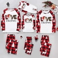 thumbnail image 5 of Odeerbi Matching Family Christmas Pajamas Sets Ladies 2025 Fashion Xmas Printed Tops And Pants Suits Family Parent-Child Outfits Loungewear Sleepwear Jammies for Mom, 5 of 7