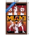 thumbnail image 3 of NBA Miami Heat - Team 21 Wall Poster, 14.725" x 22.375", Framed, 3 of 3
