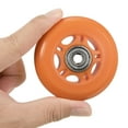 thumbnail image 5 of Uxcell 2.8" OD Inline Skate Wheels with Bearings 82A Skate Replacement, Orange 8 Pack, 5 of 5