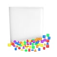 thumbnail image 4 of 60 bloques de construcción de sólidos geométricos, bandeja sensorial colorida, bloques manipulativos de clasificación 3D con formas geométricas transl, 4 of 9