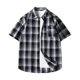 thumbnail image 5 of Blusa de Solapa de los Hombres, de Regreso Al Estilo de los Antiguos Abrigo de Manga Larga con Bolsillos de Botón para el Otoño Y el Uso Diario, Cárdigan de Poliéster Suave, 5 of 8