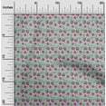 thumbnail image 1 of oneOone Polyester Lycra Fabric Leaves & Floral Block Print Sewing Fabric BTY 56 Inch Wide, 1 of 4