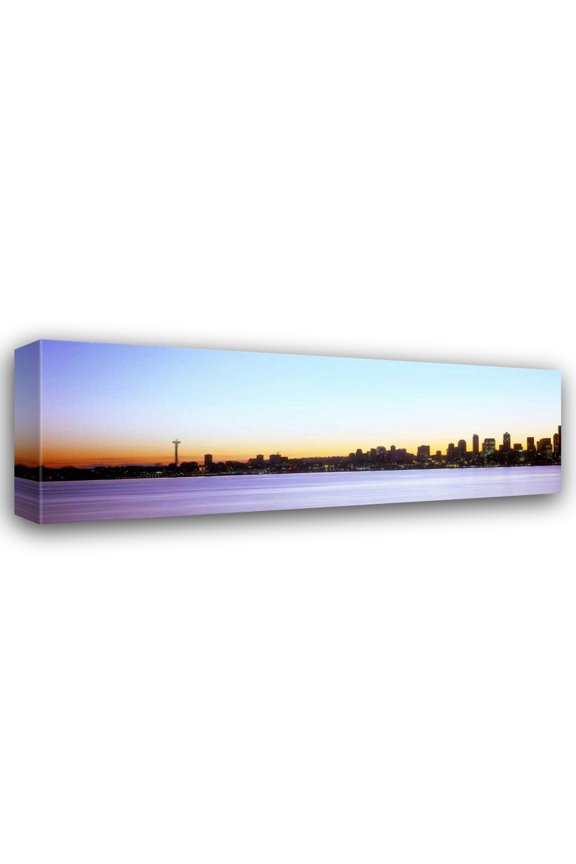 Bob Stefko 18x9 Gallery Wrapped Canvas Wall Art Titled - From Elliott Bay II
