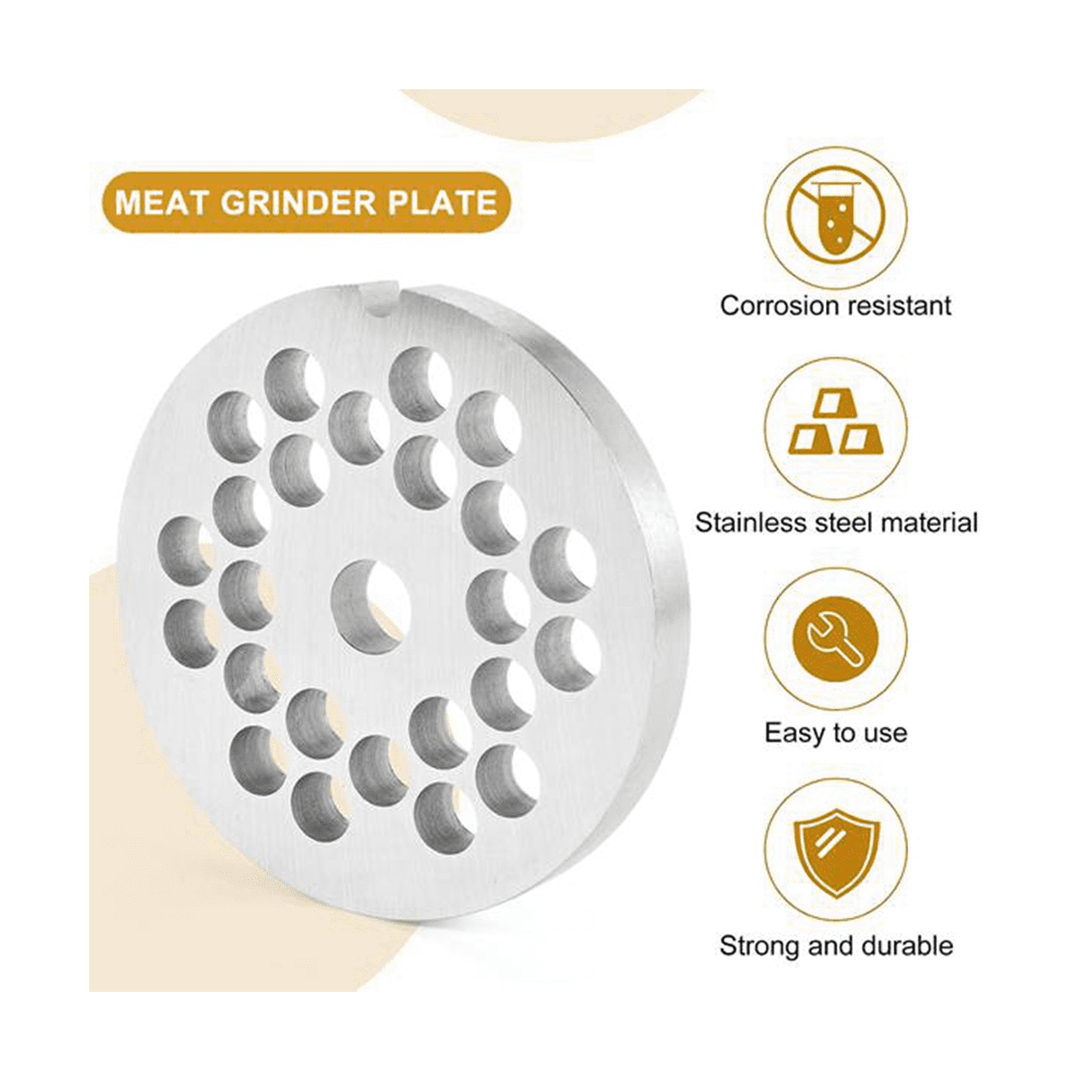 No.12 Meat Grinder Plate Discs Blades for FGA Food Chopper and