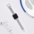 thumbnail image 6 of WFEAGL Silicone Apple Watch Band Sport Strap with Air Hole 42mm 44mm 45mm White Black, 6 of 8
