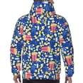 thumbnail image 7 of Salouo Cute Popcorn Pattern Men's Fall Hoodie Sweatshirt,Sport Hoodie with Pockets for Men Pullover Casual Hooded Sweatshirt-Medium, 7 of 7