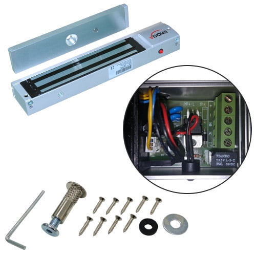 FPC-5013 One door Access Control Inswinging door 600lbs Electromagnetic lock kit 
