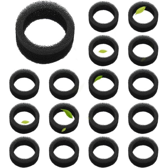 16 Pack Foam Filters for Cat Water Fountain, Cat Fountain Foam Filter Replacement, Compatible with SMA-800 Water Pump