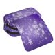 thumbnail image 4 of Disketp Snowfall Sky White Purple Estuche de Lápices de Doble Capa con Tapa Abatible y Cremallera, Organizador Escolar para Adolescentes y Adultos, 4 of 7