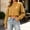 Yellow, variant on NominalSnug Womens Ribbed Knit Cropped Tops Crewneck Long Sleeve Shirts Loose Fit Casual Pullover Fall Outfits