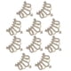 thumbnail image 3 of Crown Hair Accessories for Decoration Golden Alloy Crystal 10Pcs Set, 3 of 5