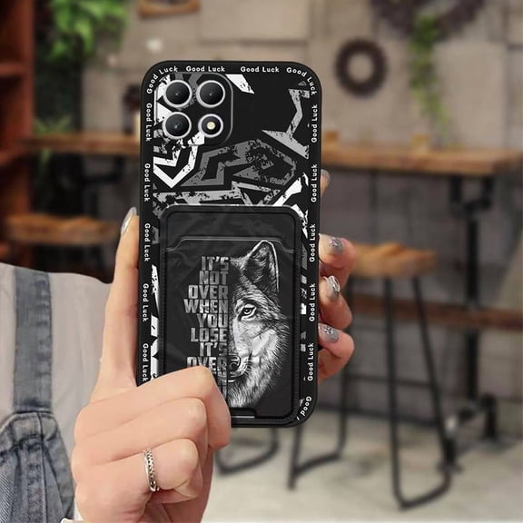 ABL-Phone Case For TCL T-Mobile-Revvl7/T Phone 2 5G, Back Cover Soft case Anti-knock Cute Card slot Silicone Cartoon Card sleeve Fashion Design TPU protective Waterproof Graffiti Durable