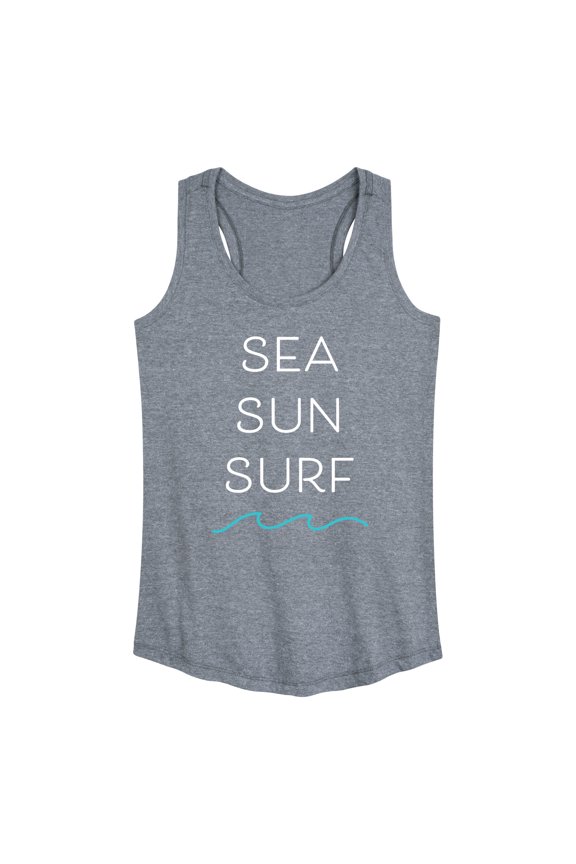 - Sea Sun Surf - Women's Racerback Tank Top