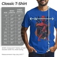 thumbnail image 6 of Men's Marvel Spider-Man: No Way Home Integrated Suit Graphic Tee Royal Blue 2X Large, 6 of 6