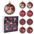 thumbnail image 2 of Vintage Christmas Ornaments Shatterproof for Tree,Xmas Ball Ornaments Hanging Decor,Holiday Party Decorations,Winter New Year Festive Decor Set for Christmas Balls and Home Celebration, 2 of 7