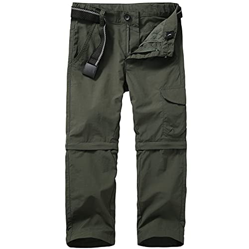 Kids Youth Girls Outdoor Quick Dry Hiking Convertible Trousers Asfixiado Boys Cargo Pants 