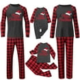 thumbnail image 3 of TAIAOJING Baby For Christmas Family Matching Pajamas Tress Print Pjs Plaid Long Sleeve Family Matching Christmas Casusal Pajamas Sleepwear 18-24 Months, 3 of 8