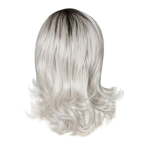 QUYUON Women's Wigs Clearance Hair Replacement Wigs Women Wigs Flat Hair Type Q870 Short Wigs for Women Black Woman Wigs Short Hair Wigs for Women Wigs