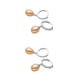 thumbnail image 3 of Sonducket 2X pendiente de perla pendiente de oreja joyería de moda multicolor adorno de mano de obra fina accesorios de fiesta para mujer rosa Rosa 2Conjunto, 3 of 6