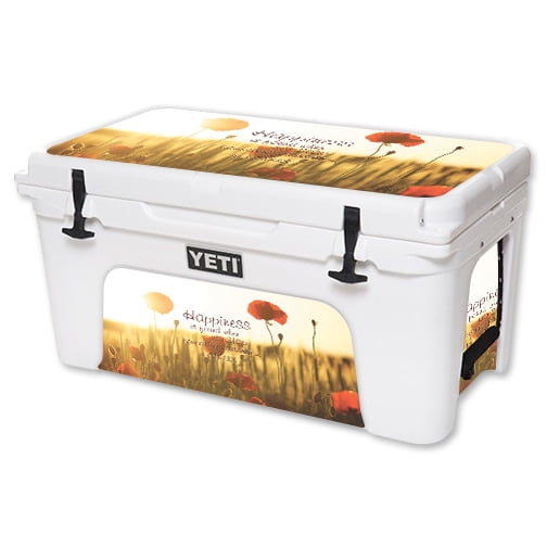 Skin For YETI Tundra 65 qt Cooler Be Happy MightySkins Protective, Durable, and Unique Vinyl