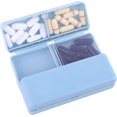 thumbnail image 2 of Magnetic Foldable Pill Organizer - Portable 7 Day Weekly Pill Box (green), 2 of 5
