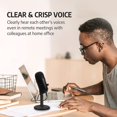 thumbnail image 2 of Microphone de Téléphone USB avec Chipset Professionnel, Microphone de Bureau, 2 of 9
