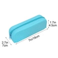 thumbnail image 3 of Hyknon Silicone Pencil Case Small Aesthetic Pencil Pouch with Zipper Waterproof Stationery Pen Bag for Makeup Classroom College Office, 3 of 6