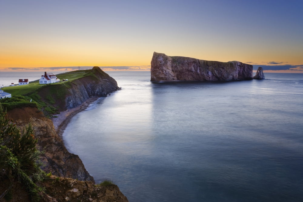 Perce Rock At Dawn