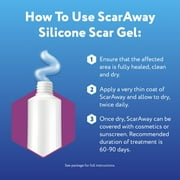 ScarAway Advanced Skincare 100 Percent Medical Grade Silicone Scar Gel, 3 Month Supply