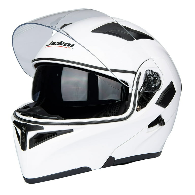 Adult Full Face Motorcycle Helmet with Dual Visor, Sun