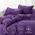 thumbnail image 4 of Juego de sábanas Bedsure Twin XL para dormitorio, 3 piezas, color morado, 4 of 7