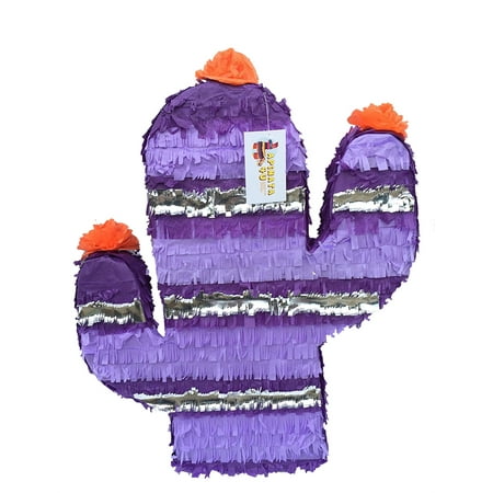 APINATA4U Lavender & Purple Cactus Pinata Wedding Party Favor Fiesta! 20'' Tall