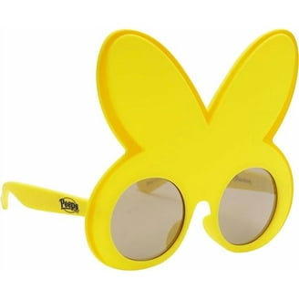 Sun-Staches Bunny Sunglasses - Officially Licensed Lil' Characters White & Pink Bunny Ears Sunglasses