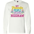 thumbnail image 3 of Inktastic My Favorite People Call Me Meemaw with Flowers Long Sleeve T-Shirt, 3 of 5