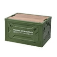 thumbnail image 3 of Caja de almacenamiento para acampar, organizador de armario plegable para uso doméstico, picnic familiar Verde, 3 of 9