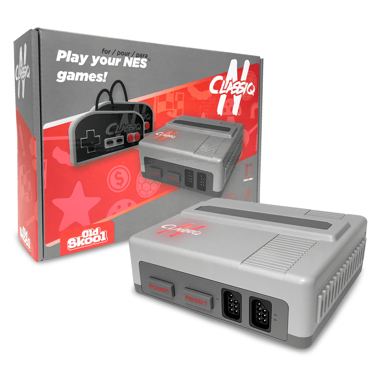 Old Skool Classiq 2 HD - Gray/Purple - Walmart.com