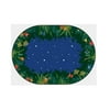 Carpets For Kids 6503 Peaceful Tropical Night 3.83 ft. x 5.42 ft. Oval Carpet
