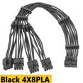 thumbnail image 5 of for RTX4080 and RTX4090 Series 3x 4x 8Pin Male to PCIE 16-Pin Elbow Head Cable Streamlined Cable 12VHPWR PCIE5.0, 5 of 5