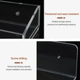 thumbnail image 4 of Chrome Hardware Finish Acrylic Shelves, Replacement Shelf For Ikea With Modern Design, Attractive Home Decor (2pcs), 4 of 5
