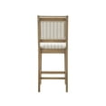 thumbnail image 5 of Linon Findley 26" Mid Back Indoor Wood Counter Stool, Gray wash/Natural Stripe, 5 of 11