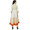 thumbnail image 1 of Phagun Kurta Floral Ethnique en Coton Anarkali Kurti Robe de Designer Bollywood, 1 of 1