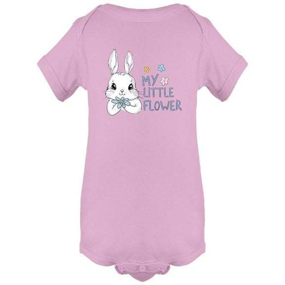 Rabbit My Little Flower Bodysuit Infant -Image by Shutterstock,  Newborn