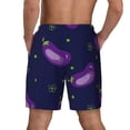 thumbnail image 2 of Lsque Mens Swim Trunks Eggplant Pattern - Bathing Suit Compression Liner - Beach Swim Shorts Swimwear - (S-3XL) - Stretch Quick Dry -Medium, 2 of 9